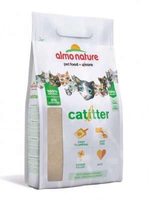 Litière du chat en fibres végétales - Almo Nature
